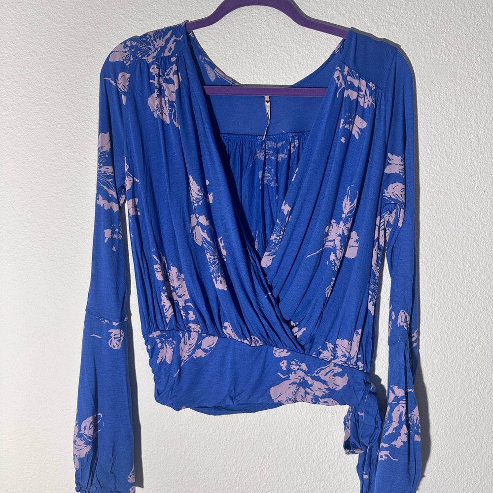 Free People Small Fiona Floral Print Wrap
